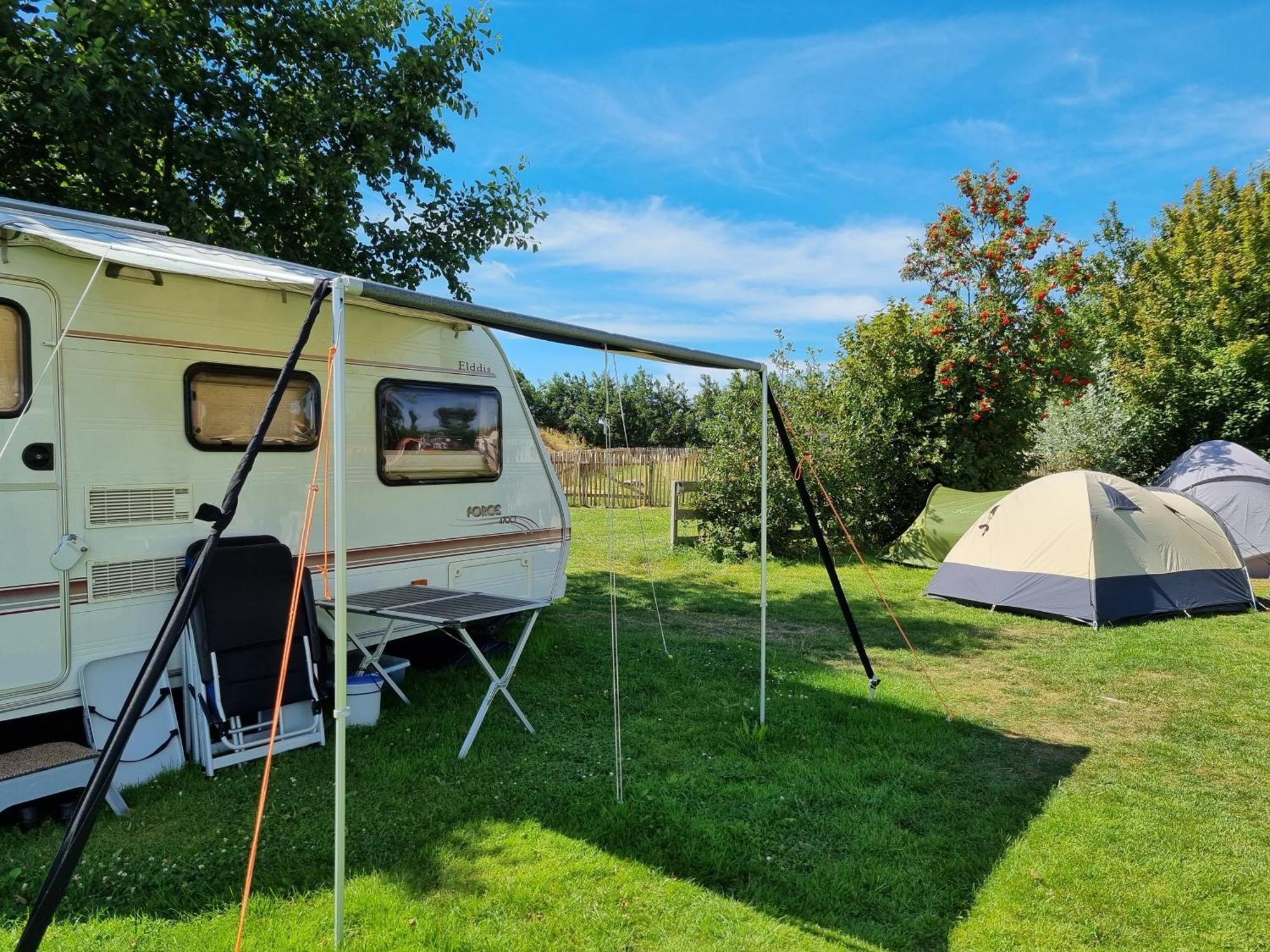 Camping De Tulpenweide Lege Kampeerplaats, Lege Plaats Op Het Gras Zonder Bed Breezand Quarto foto